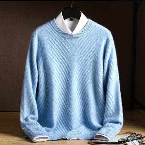 BEIERYANGSHE Men's Knitted Pullovers