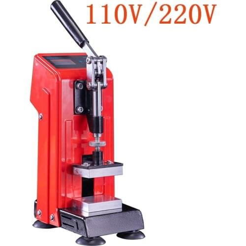 Free shipping 0.5 ton Hydraulic Vapor Rosin Press Machine Heat Press Power dual heated plates Portable Oil Wax Extracting Tool