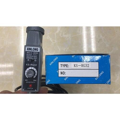 XINLONG photoelectric switch KS-RG32 red green standard photoelectric eye correction machine sensor bag making machine tracking