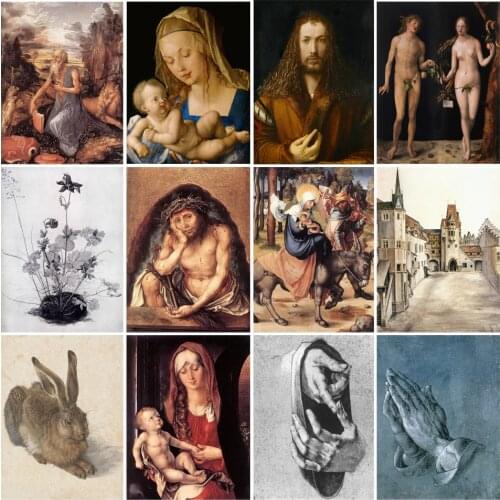 Greatest Painter in Germany Albrecht Durer Series 5D DIY Diamond Painting Full Square/Round Diamond Embroidery Sale Mosaic