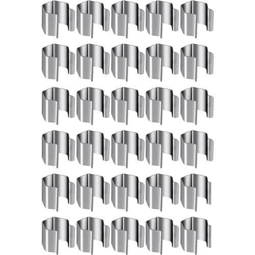 Screen Installer Clips Window Screen Retainer Clips Metal Screen Retainer Rolling Tool for Installing Rescreening (30)