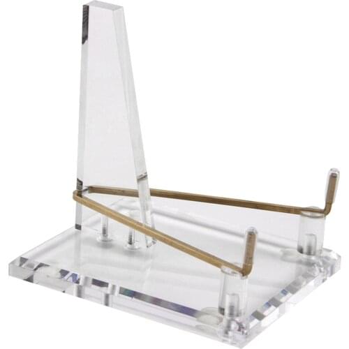 Anti-Slip 5.5 Inch Rock Holder Display Stand, Mineral Display Stand, Rocks Geode Agate Crystals Rack pretty good