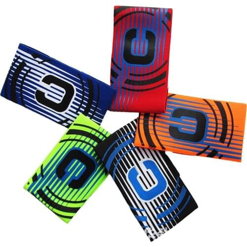Captain Armband Colorful Football Soccer Flexible Sports Adjustable Player Bands Football Professional Supplies