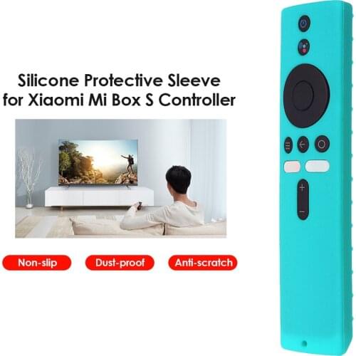 Silicone Remote Control Case for Xiaomi Mi Box S/4K/TV Stick Shell Covers Waterproof Case Non-slip Protective Cover