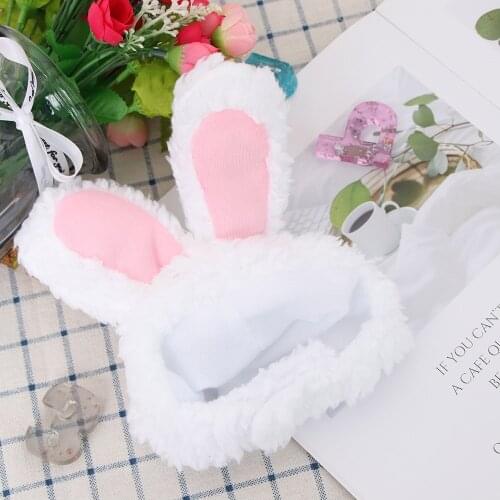 Funny Pet Headdress Cat Bunny Teddy Headgear Pets Hat Party Costume Cosplay Clothes New Year Props Headwear Pet Products