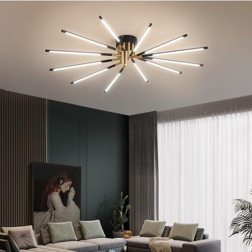 Modern LED Chandelier Lamp For For Living Room Bedroom Dinner Room Home Decor Support 110V 220V LED Chandeliers Aluminum Luster