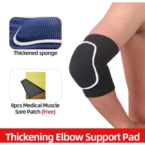 Knitted Elbow Support Pads Sports Outdoor Cycling Gym Elbow Brace Belt Warm Lightweight Breathable