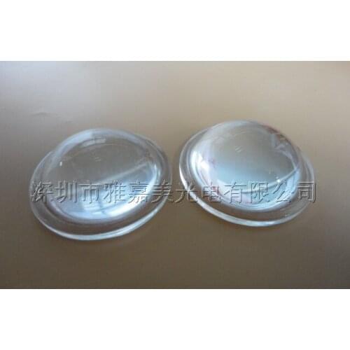 High Power LED Smooth Lens 34.5mm LED Convex Lens Optical Glass Lens