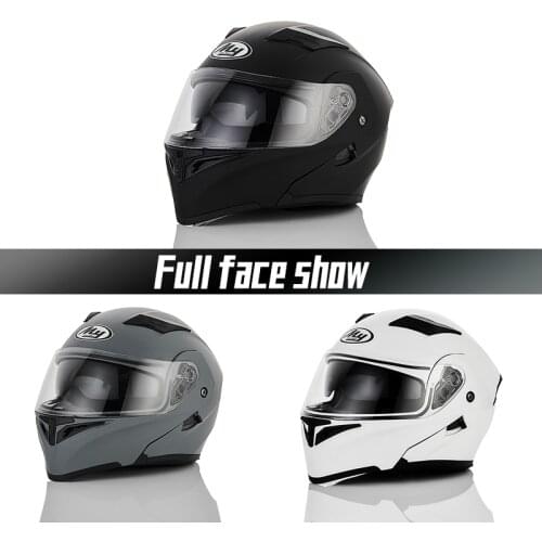 Capacete Casco DOT approved safety modular flip motorcycle helmet sailboat racing dual lens helmet inside mask helmet motorcycle