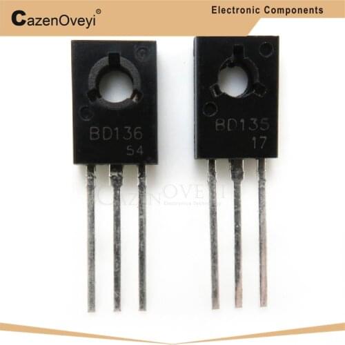 4pcs/lot BD131 BD135 BD136 BD137 BD138 BD139 BD140 BD237 BD238 BD675 BD677 BD679 BD680 BD681 BD682 BD875 BD876 TO-126 In Stock