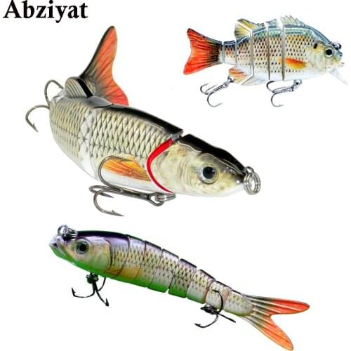 Abziyat Fishing Lure Swimbait CrankBait Lifelike Fish Shad Pike Muskie Catfish Bait Pesca Fishing Tools Hunting Gold Color