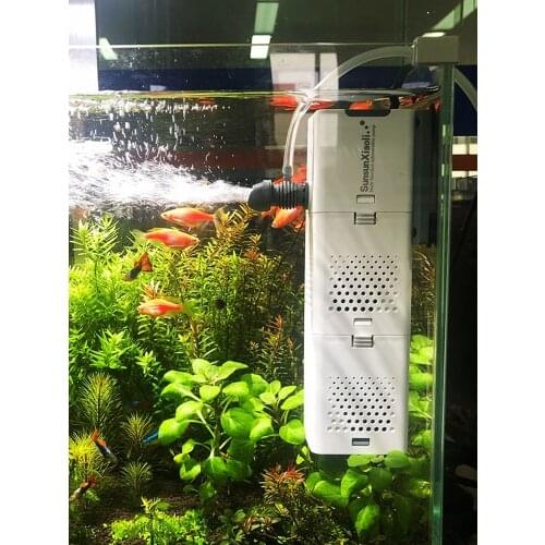Aquarium Filter Pump Air Pump Ultra Quiet Submersible Air Oxygen Increase Internal Pump Accessory For Fish Tank Service 2021 New