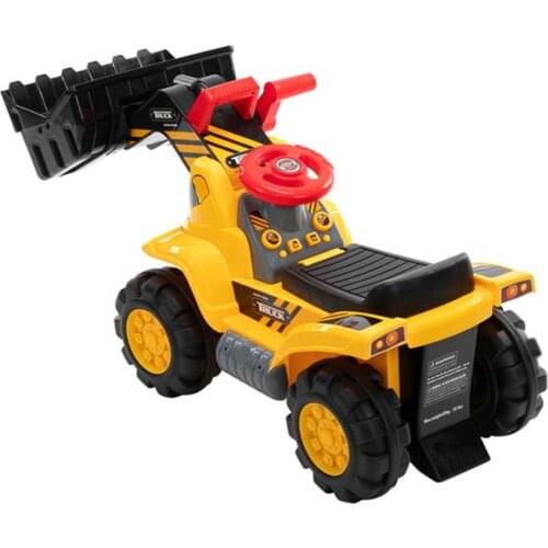 Bulldozer Car Toy Construction Truck Front Loader Truck Kids Toy With Simulate Stone Cap