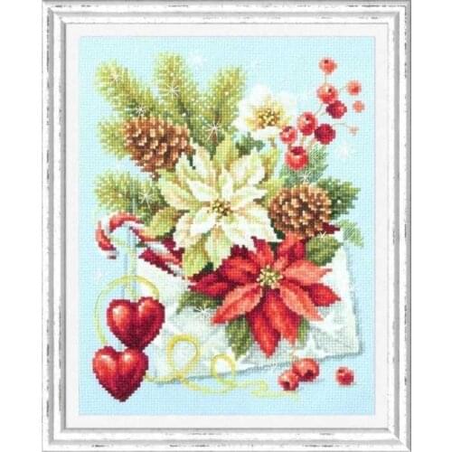 Chudesnaya Igla 100-241 Counted Cross Stitch 18CT DIY Chinese Cross Stitch Kits Embroidery Needlework Sets