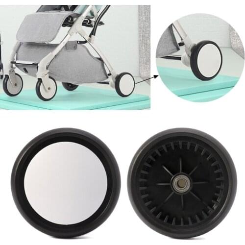 Baby Strollers Front/Rear Wheels Pushchair Back Rubber Wheel Kids Yoya Pram Stroller Accessories For with tools Stroller Wheel