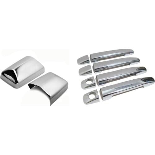 Chrome Styling Door Side Mirror Cover (Left Hand Drive) and Door Handle Cover For Mercedes Benz W124 E Class