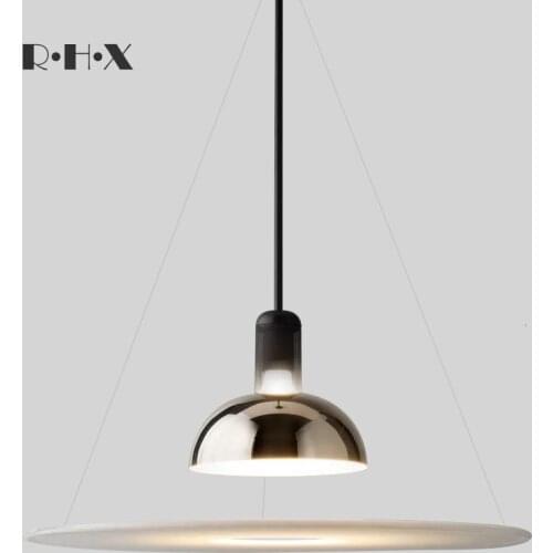Italian Designer led pendant light Dining Room Post modern UFO Personality Living Room Bar Minimalist Table Chandelier