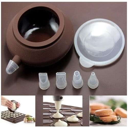Brown Tea-pot Shaped Large Size Food Degree Silicone Piping Pot Dessert Decorators For Milk Sauce Macaron Decoration Pot
