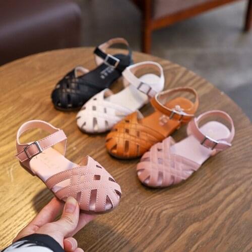 Summer baby girl shoes toddler toddler kids princess roman shoes sandals for kids girls cut-outs sandals