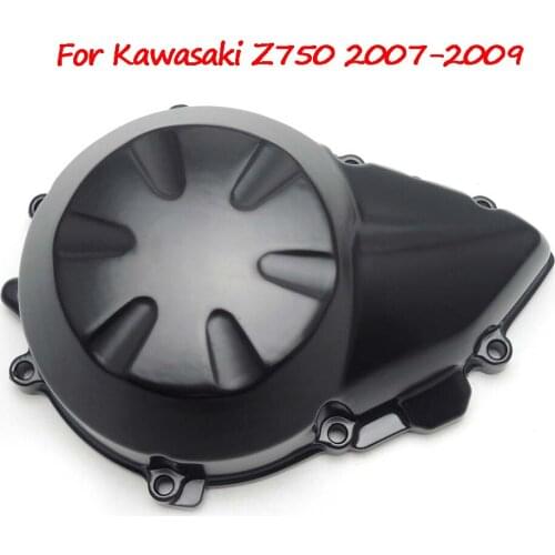 Motorcycle Left Side Cover Aluminum Engine Stator Crank case Cover Guard Generator Protector For Kawasaki Z750 2007-2009