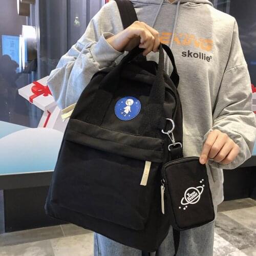 Cute Student Waterproof Backpack Female Women Vintage School Bag Girl Lady Nylon Backpack Book Bags Fashion Teenage Harajuku New