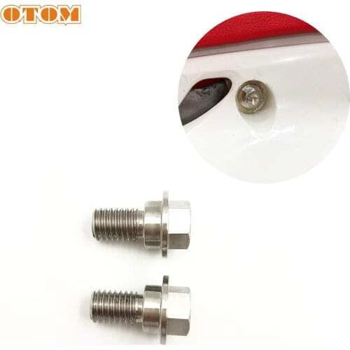 OTOM Motorcycle M8 Cushion Bolt Seat Screw Mount Knob Cover Lock Stainless Steel Nut For HONDA CRF150 2005-2020 Motocross Parts