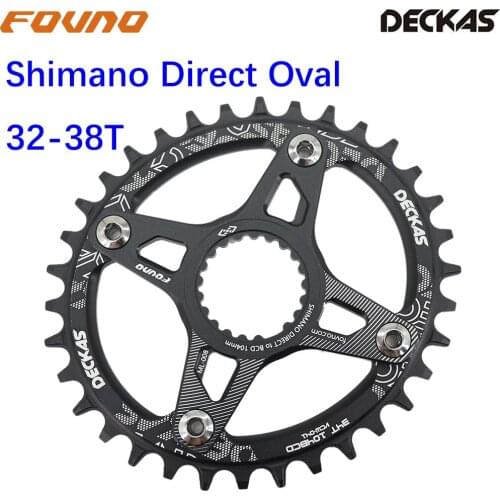 Deckas Chainring Oval for Shimano Direct Mount Spider adapter 12 speed M6100 M9100 M9120 M8100 M8120 M8130 M7100 MT900 XTR SLX