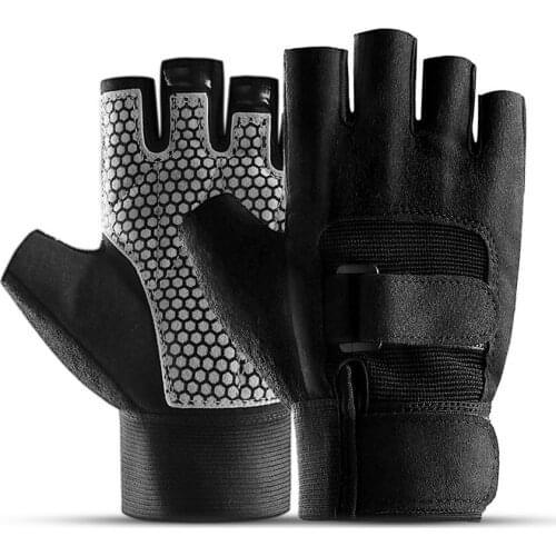Gym Gloves heavyweight sports weightlifting gloves fitness gloves bodybuilding sports fishing gloves suitable for cycling