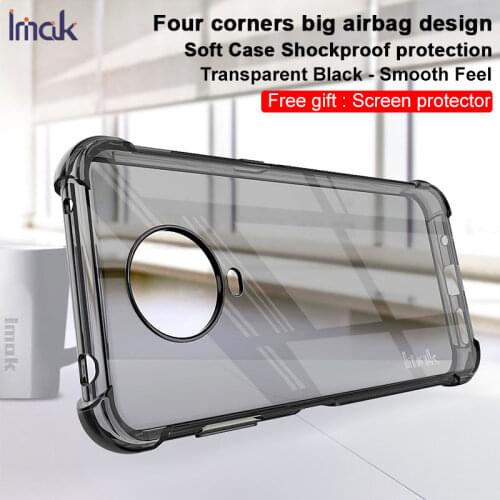 For Nokia G10 2021 Crystal Case IMAK Airbag Protect Bumper Armor Back Shell for Nokia G20 Case Nokia G 10 20 Phone Cover Fundas