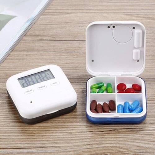 Smart Pill Box Intelligent Medicine Box Timing Medicine Box Portable Medicine Sub Packaging Storage Box