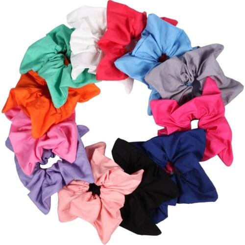 Unique Women Square Scrunchie Hearwear Girls Elastic Hair Tie Lady Ponytail Hair Female Holder Rope Geometric Hair Accessories