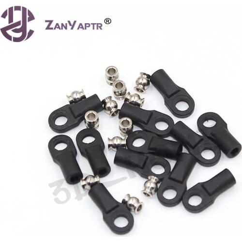 1Set Kossel Delta Mini 5347 Buckle For M3 M4 Ball Caps Parallel Arm Rod Carbon Rod Joints 12 Balls & 12 handles For 3D Printer