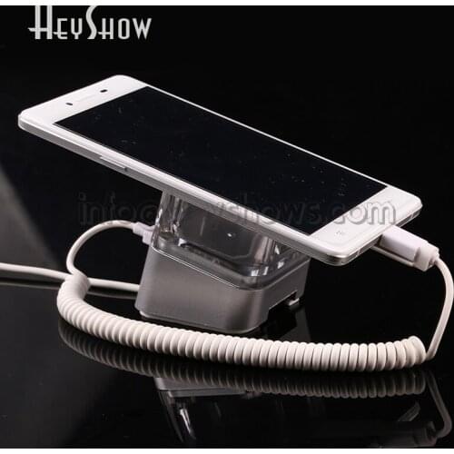 10PCS Mobile Phone Security Display Stand Acrylic Smart Phone Tablet Safe Burglar Alarm Holder Retail Display For Phone/Tablet