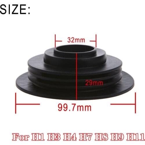 LED Headlight Rubber Dust Cover Sealing Cover Cap For H1 H3 H4 H7 H8 H9 H11 Motorcycle LED lamp Waterproof Dustproof