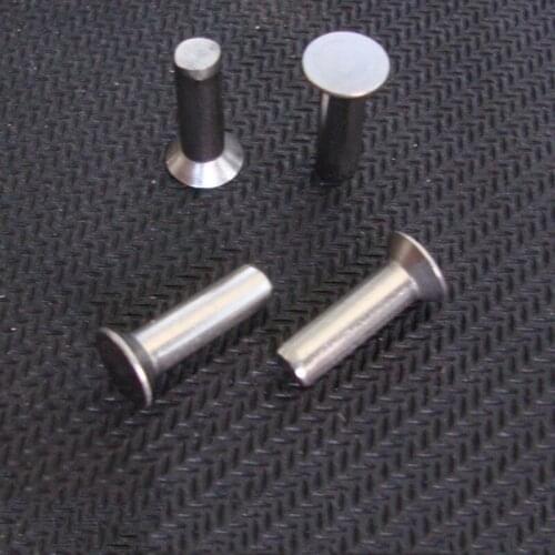 20pcs M4 stainless steel countersunk head solid rivet flat head rivets home decoration bolts 16mm-40mm length