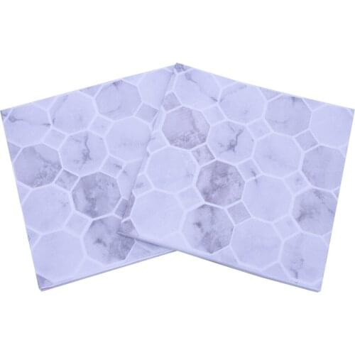 33*33cm 20pcs Marble Napkin Color Printing Football Floor Tile Birthday Wedding Party Decoration Tissue Restaurant Decoration