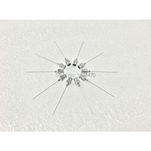 5pcs/Lot Stainless Steel 0.6x100mm 23 Guage Dispensing Needle Tip 0.6mm x 100mm Syringe Needle