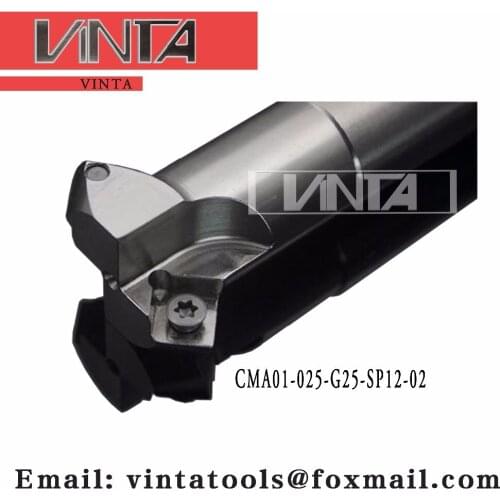 Free shipping CMA01-025-G25-SP12-02 Chamfer Milling Tools for Inserts SPMT120408