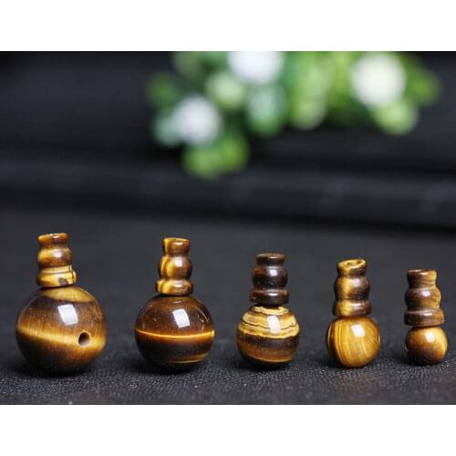 BRO598 Natural Yellow Tiger Eye Stone Guru Beads Three-ways Connection Bead for Malas 6mm 8mm 10mm 12mm 14mm