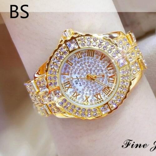 Luxury Brand Women Watch Crystal Wrist Watch Women Dress Fashion diamond Silver Gold Watch Clock Reloj Mujer Ladies watches