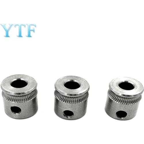 3D Printer parts Stainless Steel Gravity Extrusion MK7 Wheel Gear Extrusion Wheel Feeding Wheel