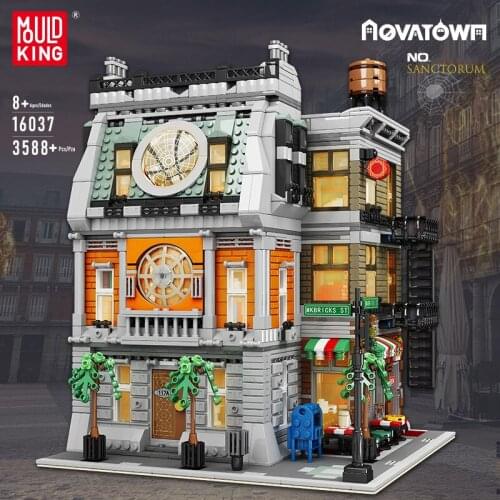 Kids Educational Toys MOC Building Blocks Streetview Model The Sanctorum Model Assembly Brick Christmas Gifts for Adult Children