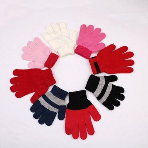 Child gloves toweled super warm super wear-resistant Cute Bunny cartoon