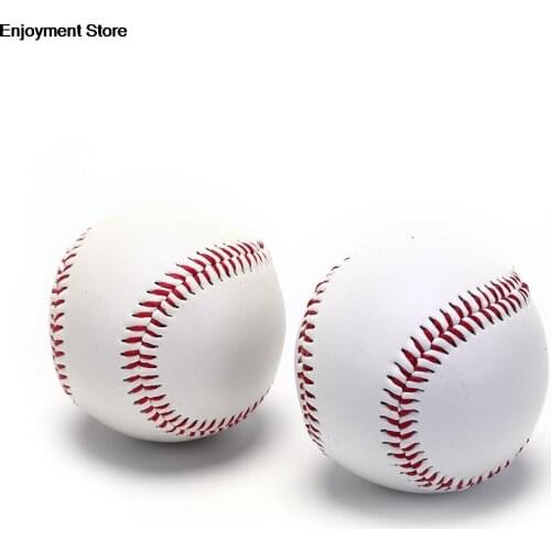 Hot Sale 9" Handmade Baseballs PVC Upper Rubber Inner Hard/Soft Baseball Balls Softball Ball Training Exercise Baseball Balls