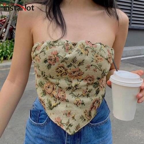 Женские укороченные майки InstaHot China At AliExpress