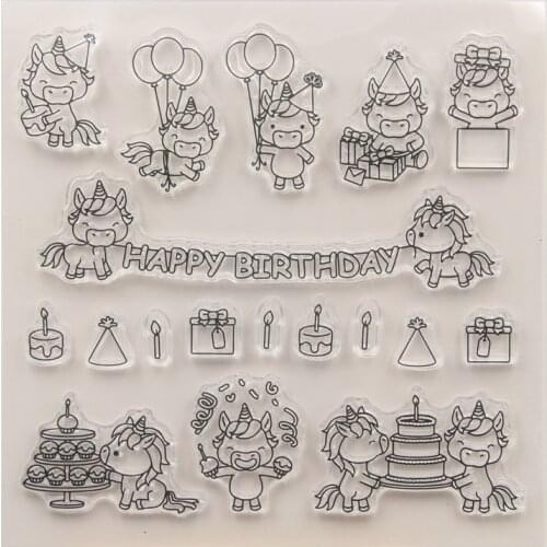 KLJUYP Happy Birthday Metal Cutting Dies or Stamp for DIY Scrapbooking/photo album Decorative Embossing DIY Paper Cards