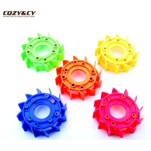 Scooter Cooling Fan Racing for Honda Shadow 50 SRX50 AF42 Dio SP SR AF17 AF18 AF28 ZX 50cc 2-Stroke