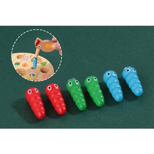 Woodpecker Catching Worms Learning Game Montessori Kids Educational Toys