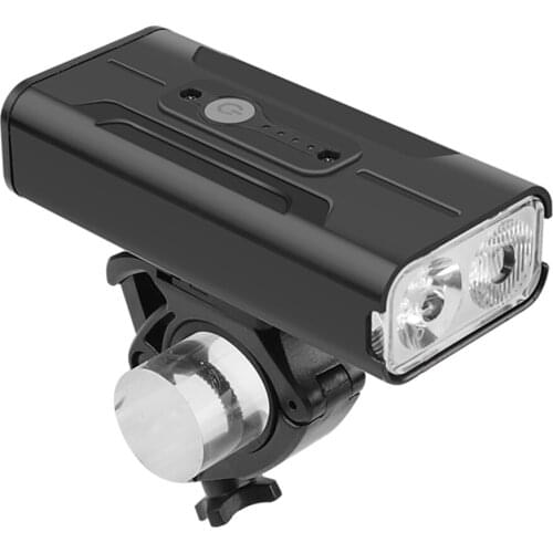 Bicycle Front Light Waterproof Mountain Bike Head Light USB Charging Cycling LED Headlight Light Aluminium Alloy Bike Accessorie