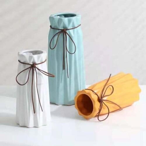 Modern Ceramic Vases Simple Кашпо Creative Jarrones Decoration Accessories Вазы Для Интерьера Adornos Para Casa Home Decor